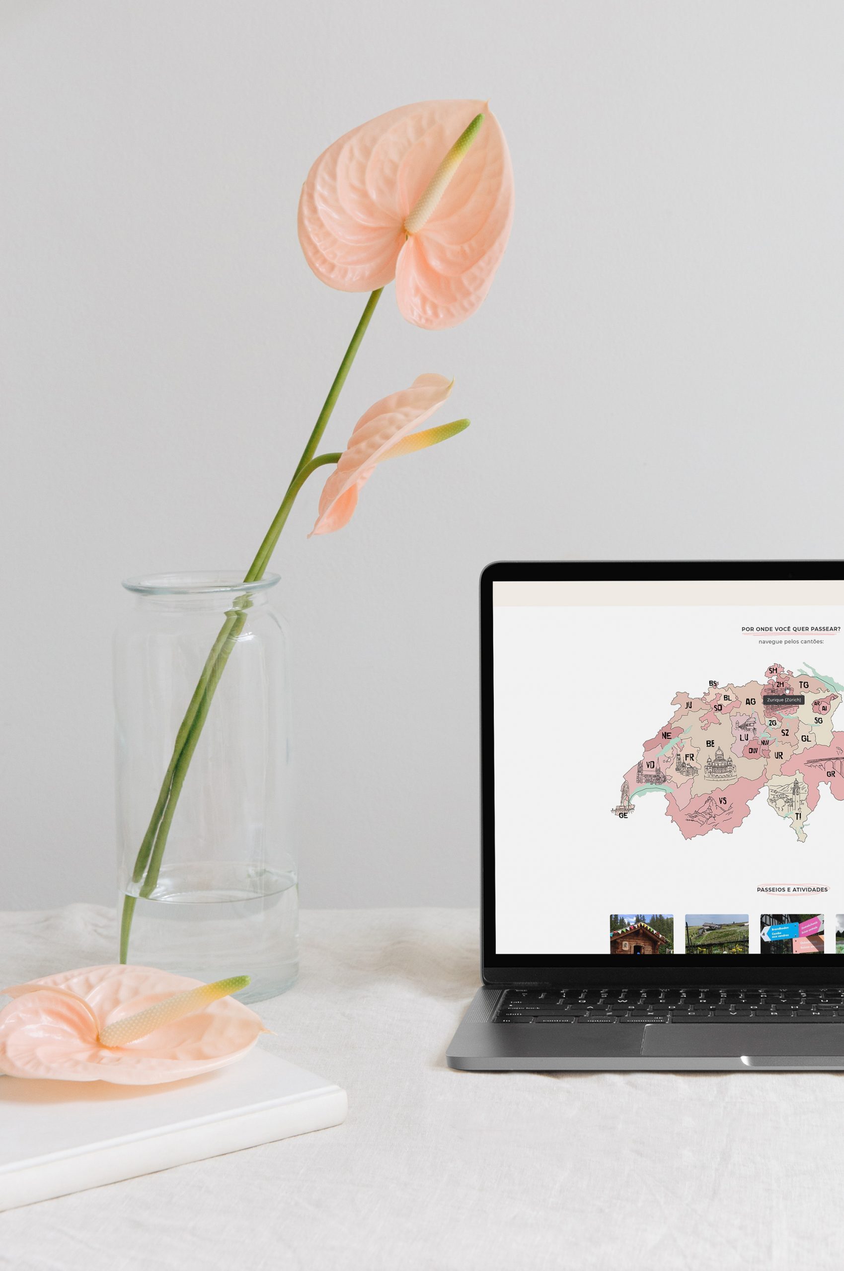 Layout para WordPress Blog exclusivo e personalizado para Mamães na Suíça - Design by Adrielly Sato